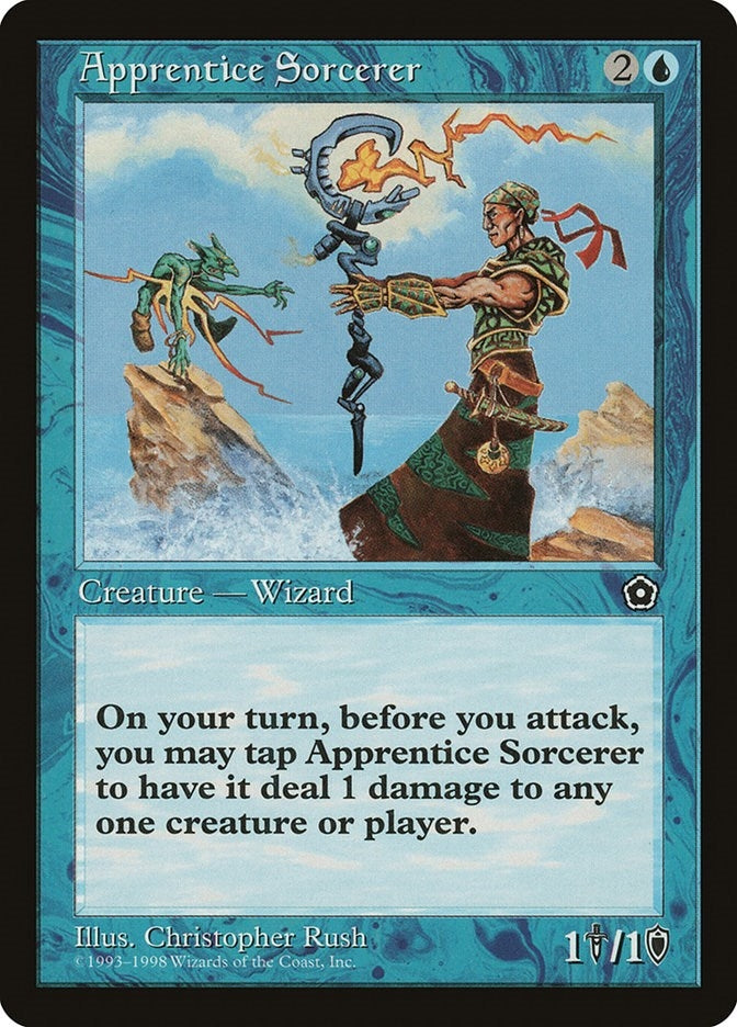 Image for Apprentice Sorcerer (P02) - Magic: The Gathering