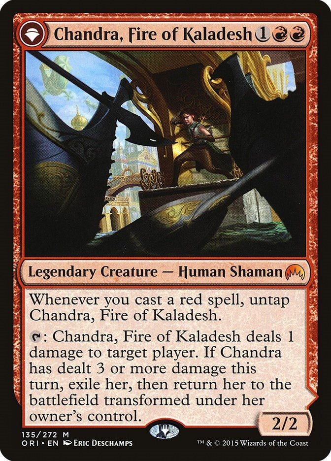 Chandra, Fire of Kaladesh (135) (ORI) Japanese
