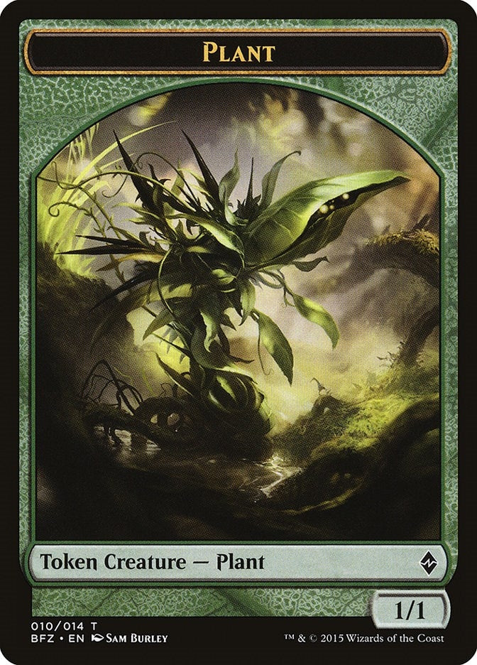 Plant Token (10) (BFZ)