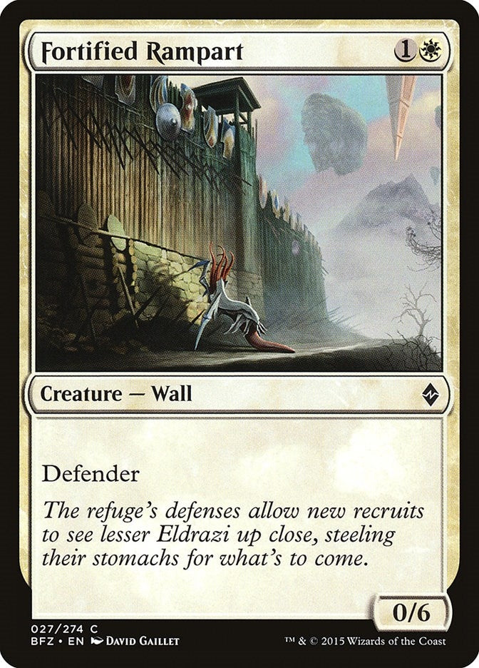 Fortified Rampart (27) (BFZ) Japanese