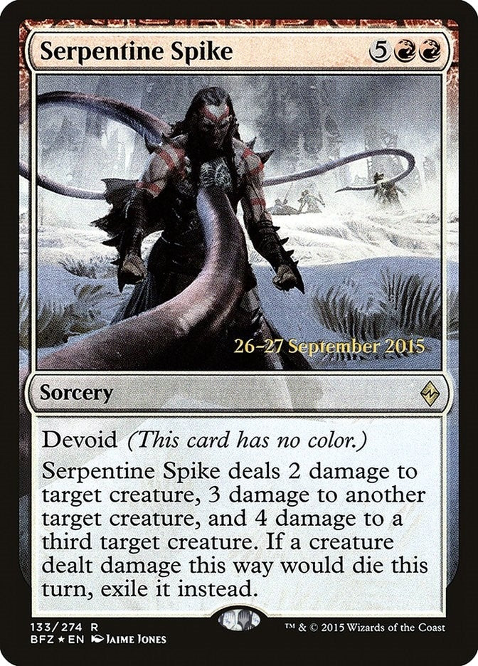 Image for Serpentine Spike (133) (PRE) - Magic: The Gathering