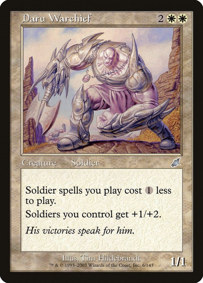 Daru Warchief (6) (SCG) Japanese