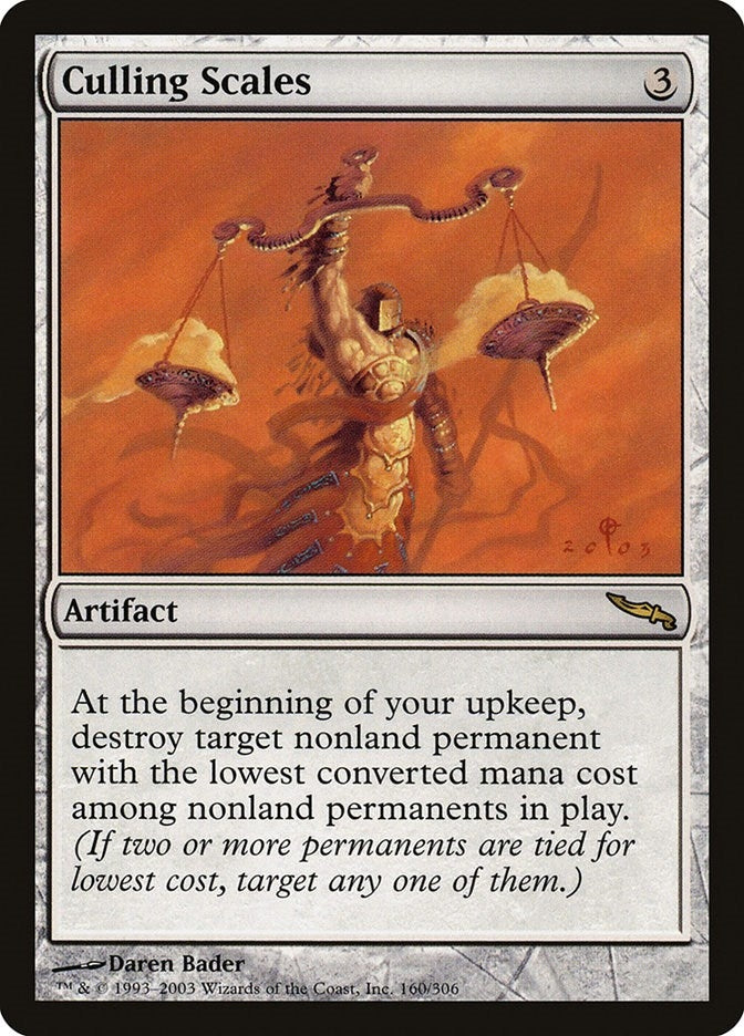 Image for Culling Scales (160) (MRD) - Magic: The Gathering