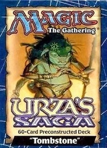 Image for Urza's Saga Theme Deck - Tombstone - Magic: The Gathering