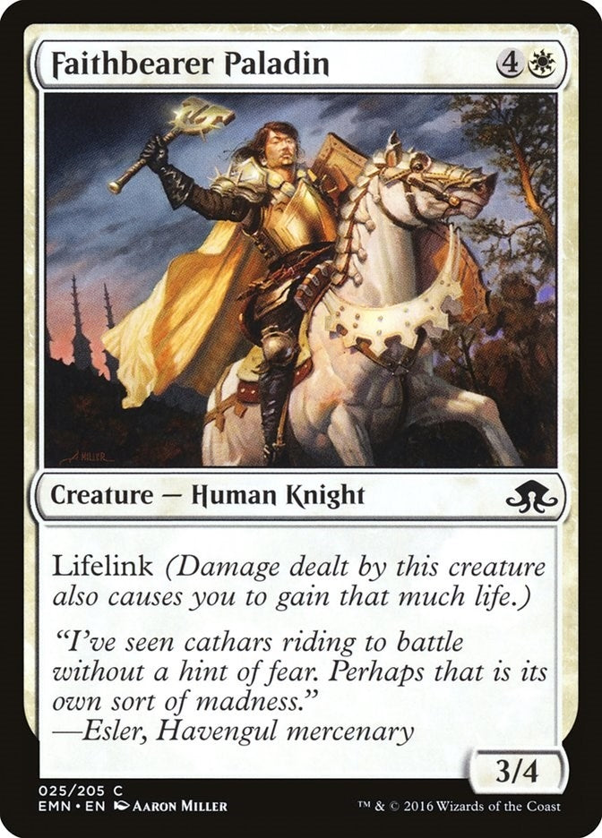 Faithbearer Paladin (25) (EMN) Japanese
