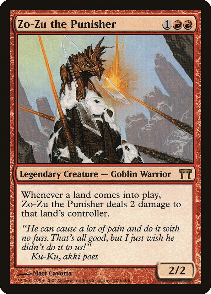 Zo-Zu the Punisher (200) (CHK) Japanese