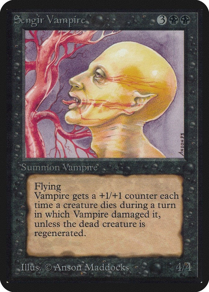Image for Sengir Vampire (LEA) - Magic: The Gathering