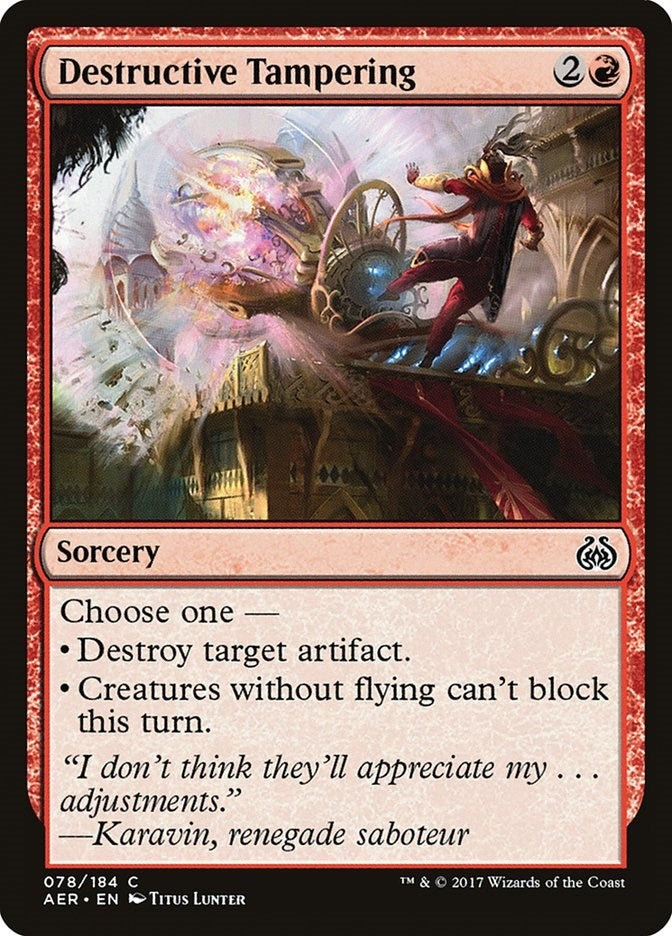 Destructive Tampering (78) (AER)