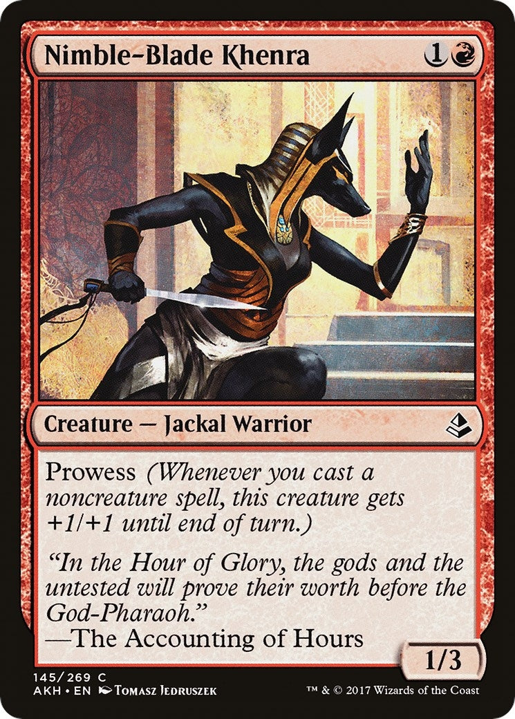 Nimble-Blade Khenra (145) (AKH)