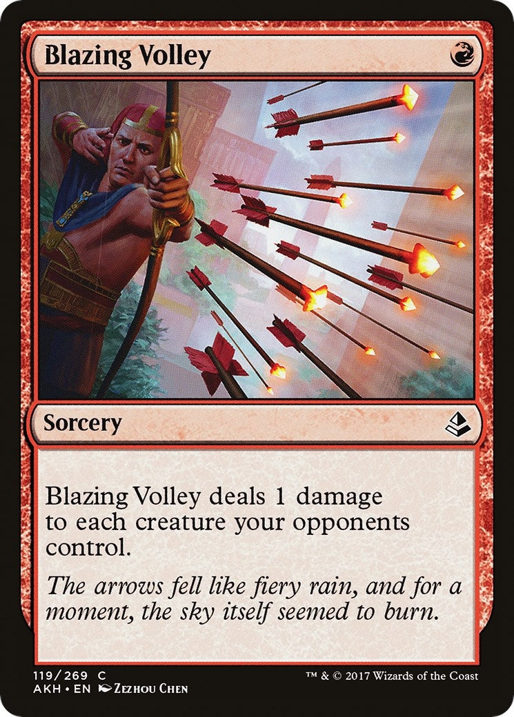 Blazing Volley (119) (AKH) Japanese