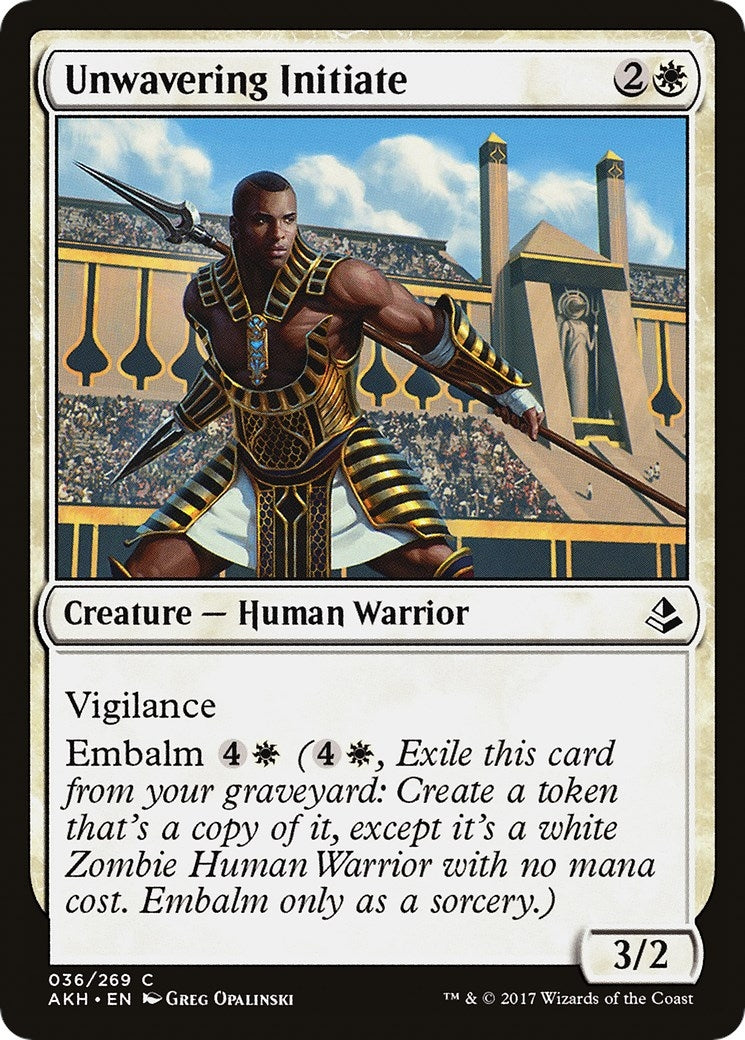 Unwavering Initiate (36) (AKH)
