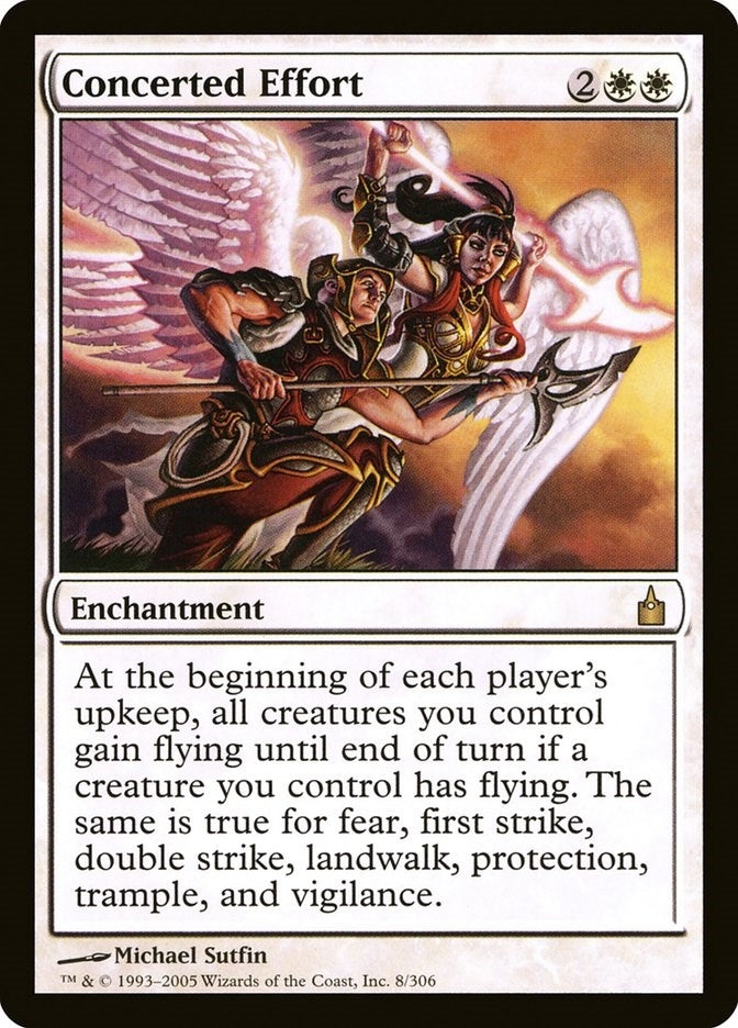 Image for Concerted Effort (8) (RAV) - Magic: The Gathering