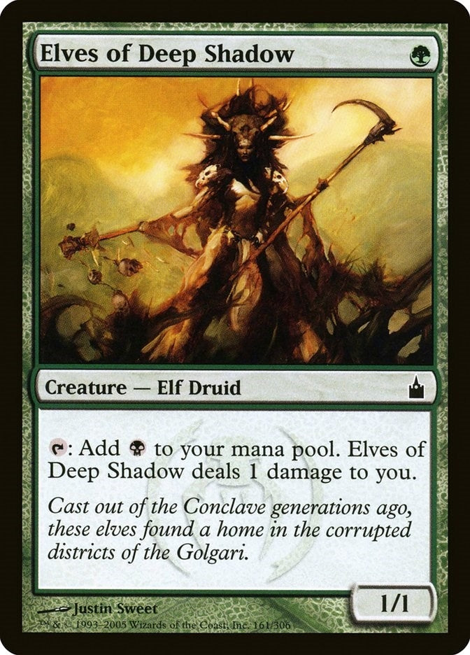 Elves of Deep Shadow (161) (RAV) Japanese