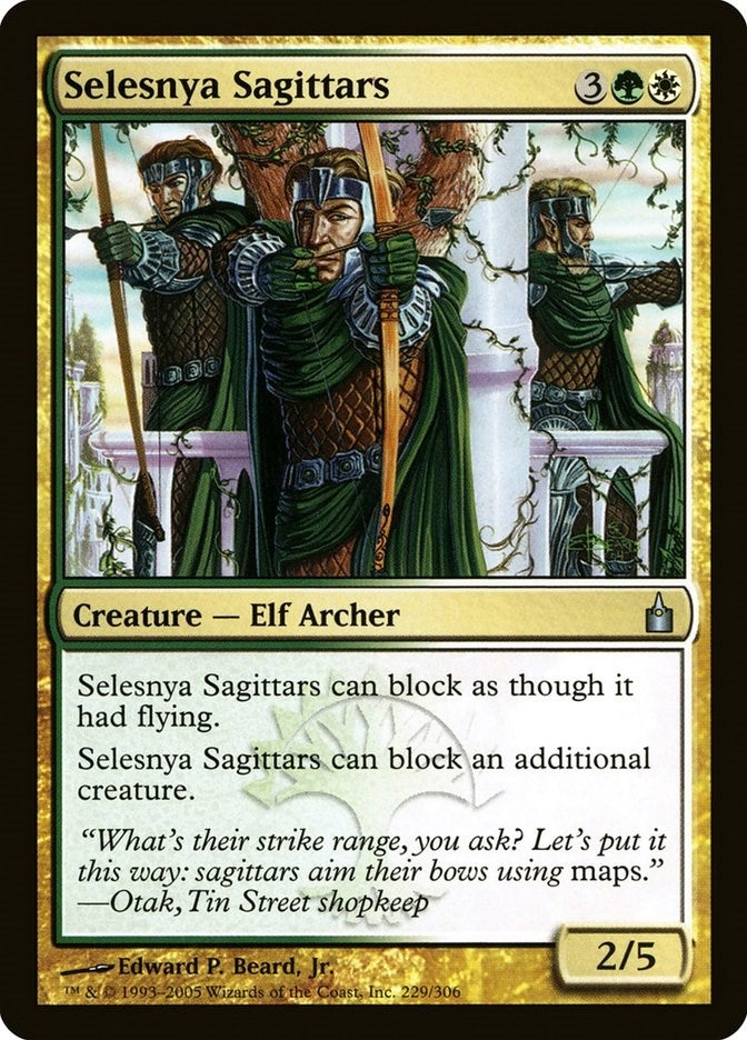 Image for Selesnya Sagittars (229) (RAV) - Magic: The Gathering