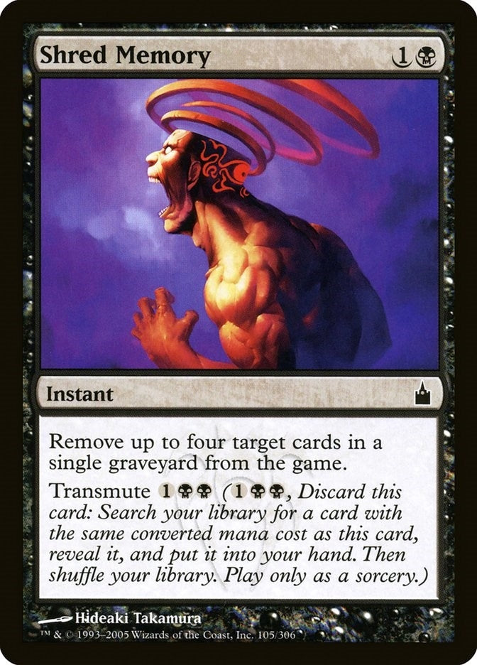 Image for Shred Memory (105) (RAV) - Magic: The Gathering