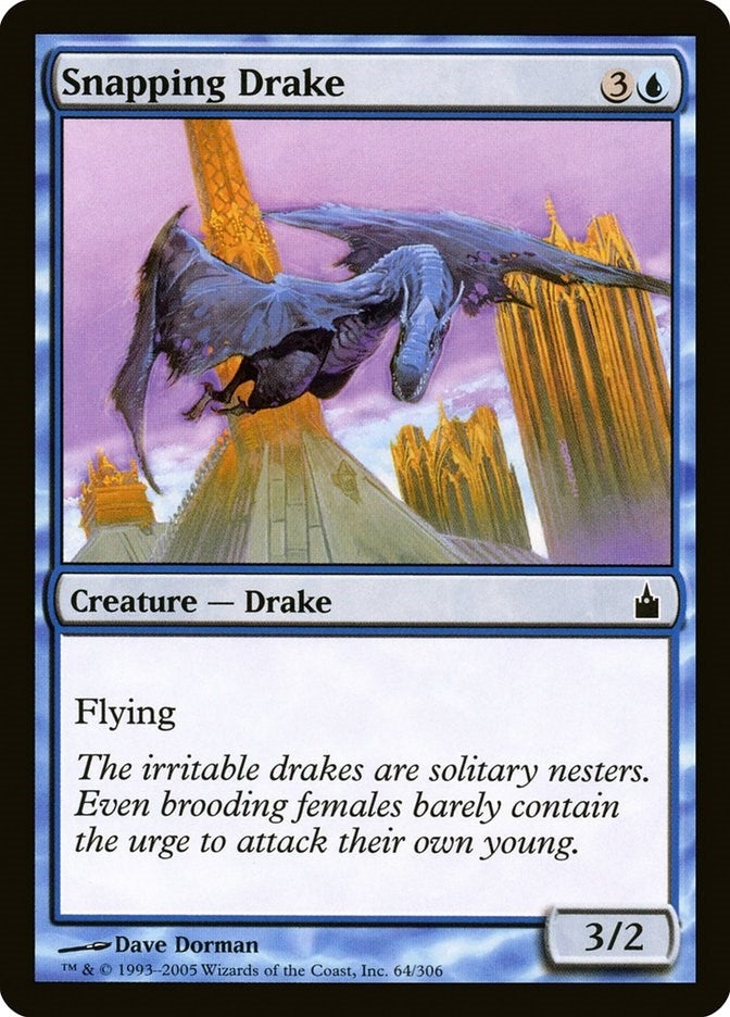 Image for Snapping Drake (64) (RAV) - Magic: The Gathering