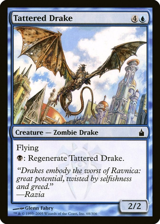 Image for Tattered Drake (68) (RAV) - Magic: The Gathering