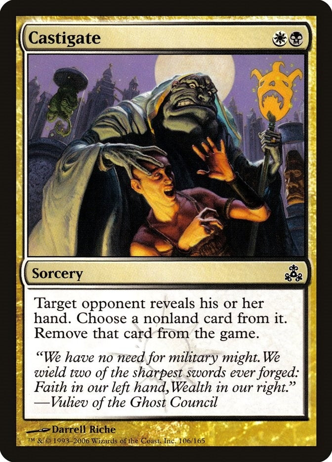 Image for Castigate (106) (GPT) - Magic: The Gathering