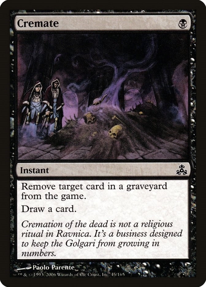 Image for Cremate (45) (GPT) - Magic: The Gathering