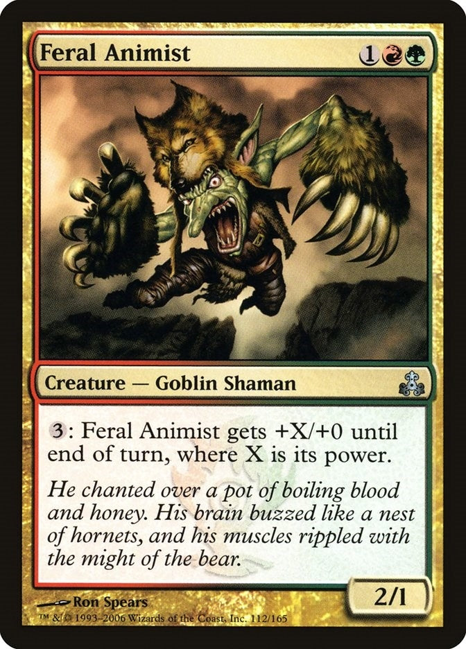 Image for Feral Animist (112) (GPT) - Magic: The Gathering