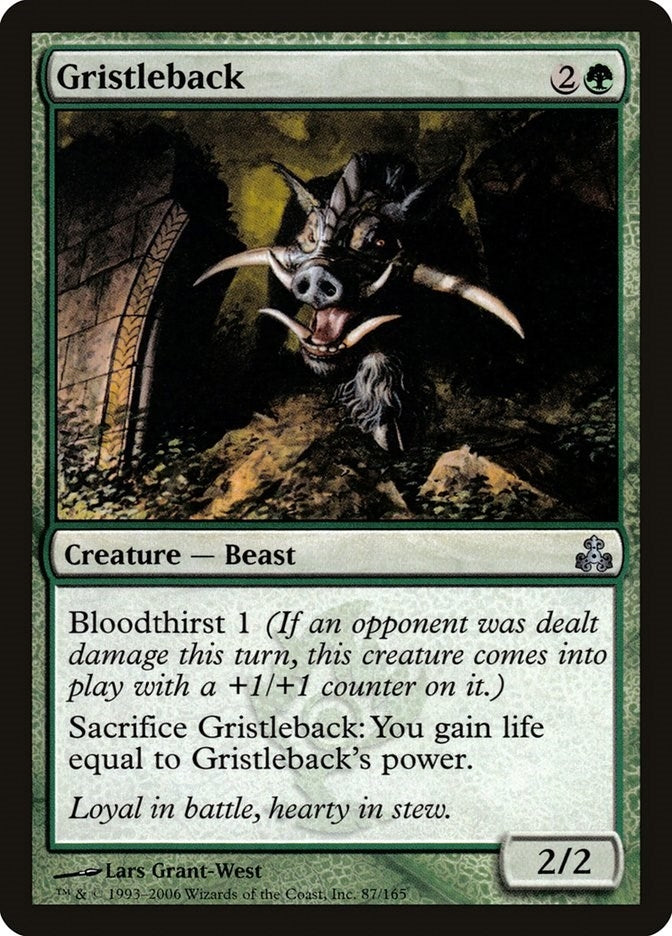 Image for Gristleback (87) (GPT) - Magic: The Gathering