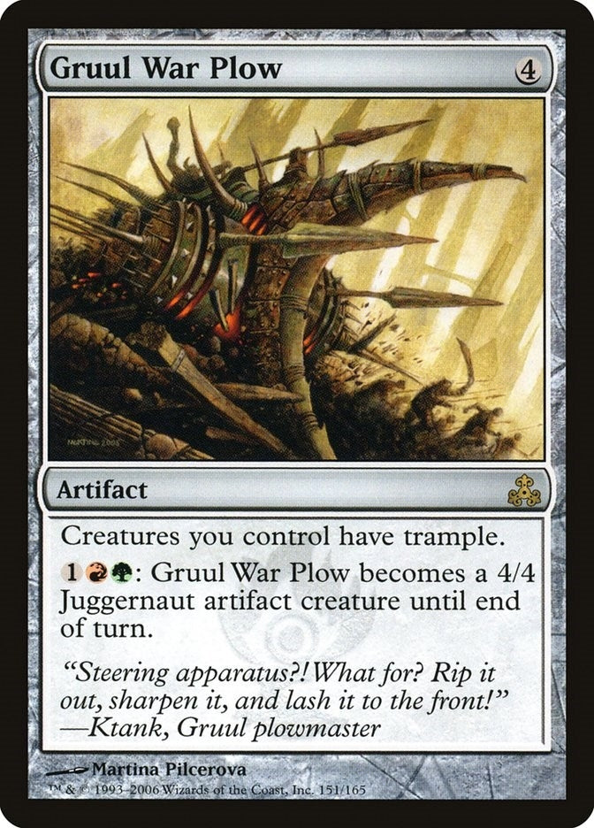 Image for Gruul War Plow (151) (GPT) - Magic: The Gathering