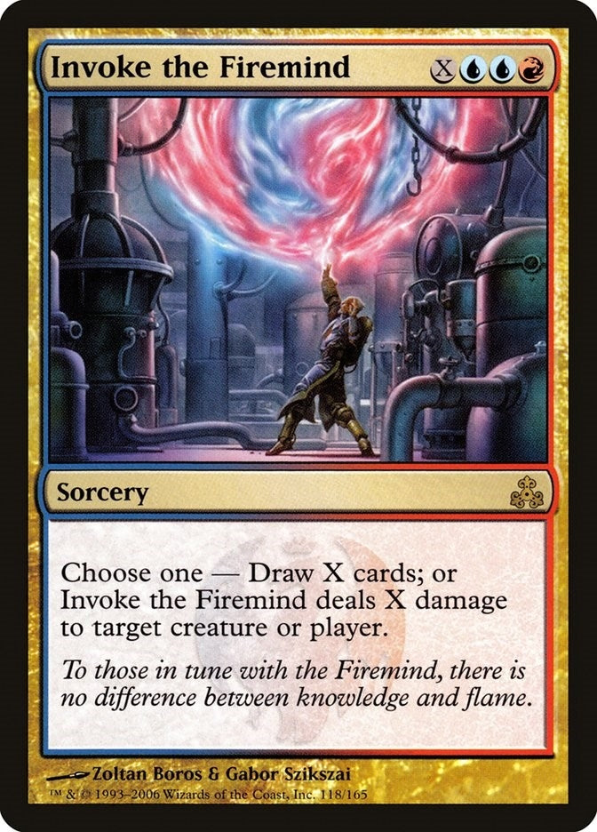 Image for Invoke the Firemind (118) (GPT) - Magic: The Gathering