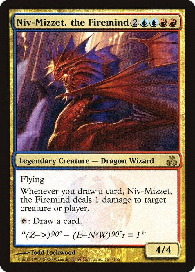 Image for Niv-Mizzet, the Firemind (123) (GPT) - Magic: The Gathering