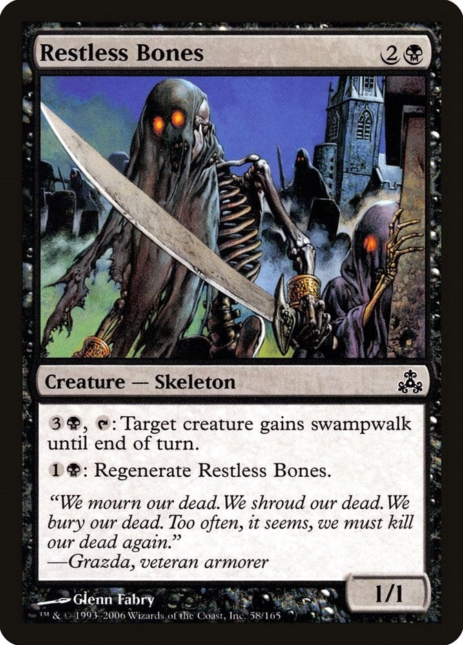 Image for Restless Bones (58) (GPT) - Magic: The Gathering