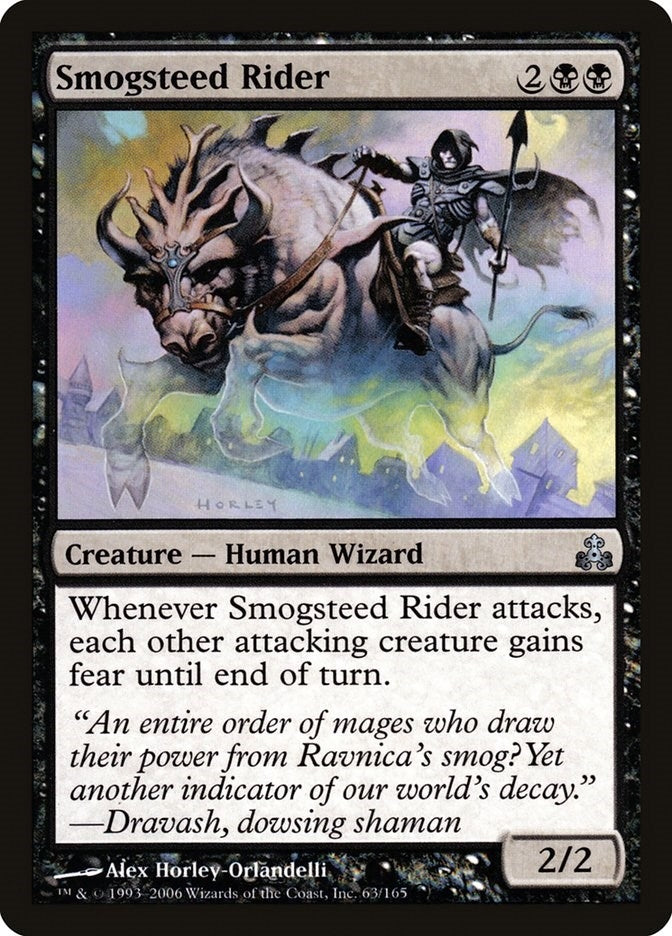 Image for Smogsteed Rider (63) (GPT) - Magic: The Gathering