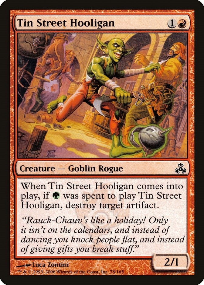 Image for Tin Street Hooligan (78) (GPT) - Magic: The Gathering