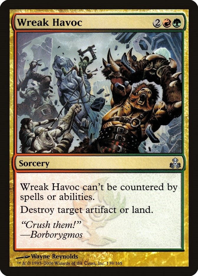 Image for Wreak Havoc (139) (GPT) - Magic: The Gathering