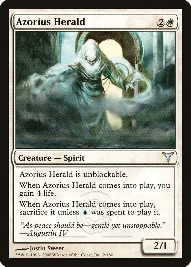 Image for Azorius Herald (2) (DIS) - Magic: The Gathering