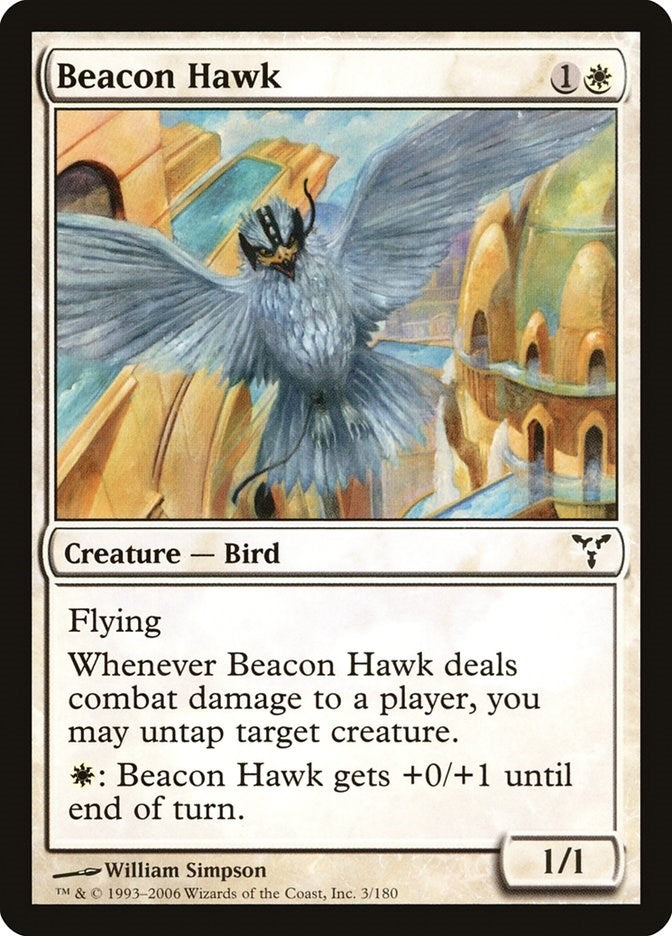 Image for Beacon Hawk (3) (DIS) - Magic: The Gathering