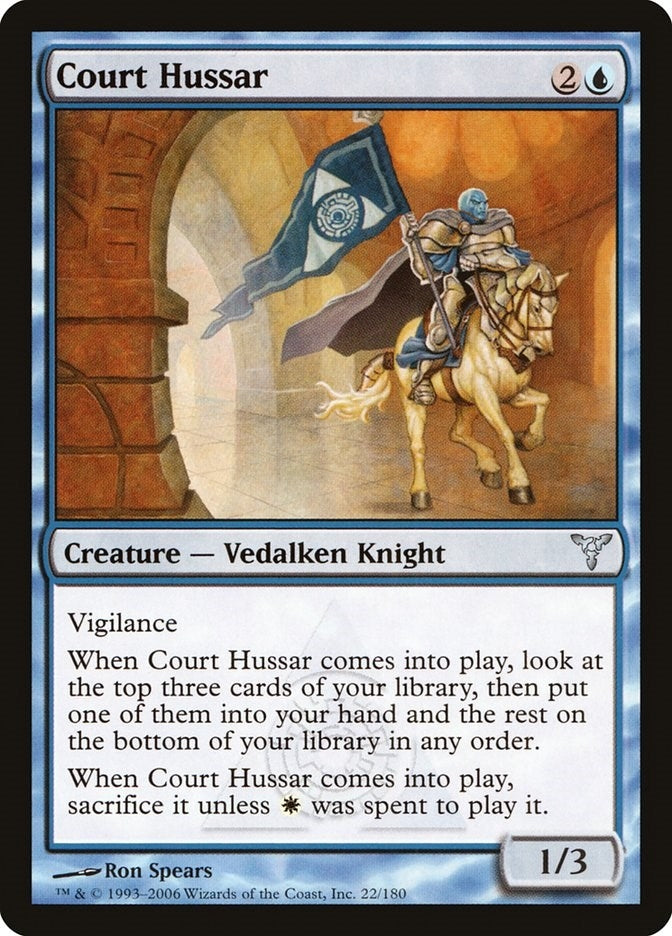 Image for Court Hussar (22) (DIS) - Magic: The Gathering