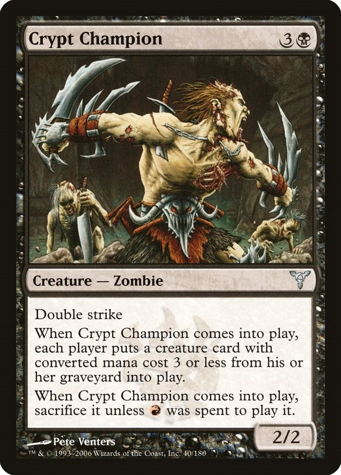 Image for Crypt Champion (40) (DIS) - Magic: The Gathering