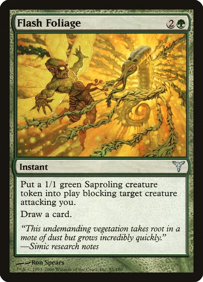 Image for Flash Foliage (85) (DIS) - Magic: The Gathering