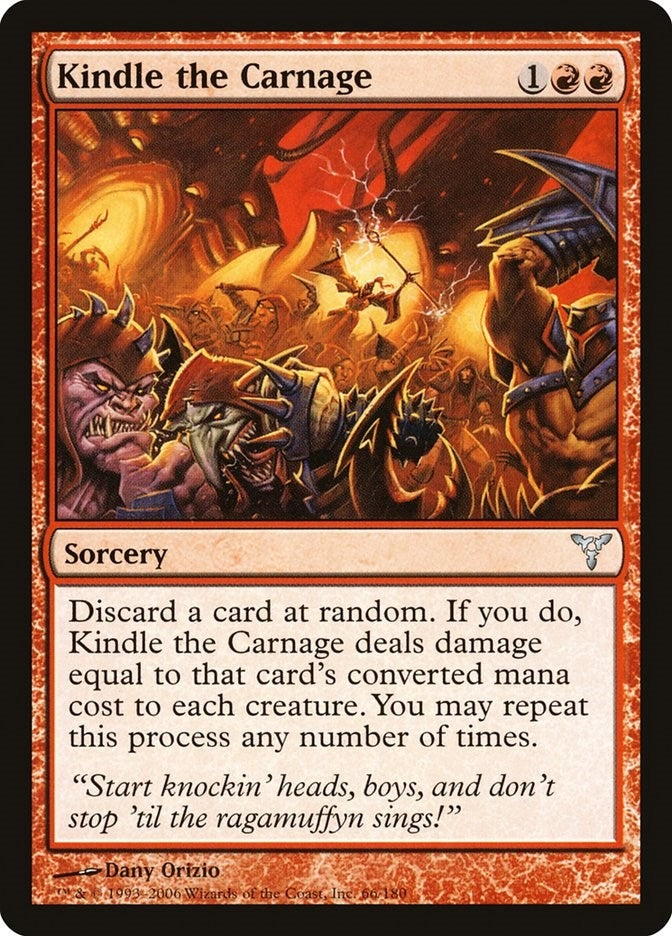 Image for Kindle the Carnage (66) (DIS) - Magic: The Gathering