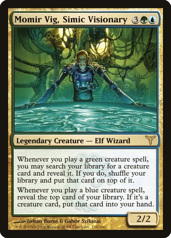 Image for Momir Vig, Simic Visionary (118) (DIS) - Magic: The Gathering