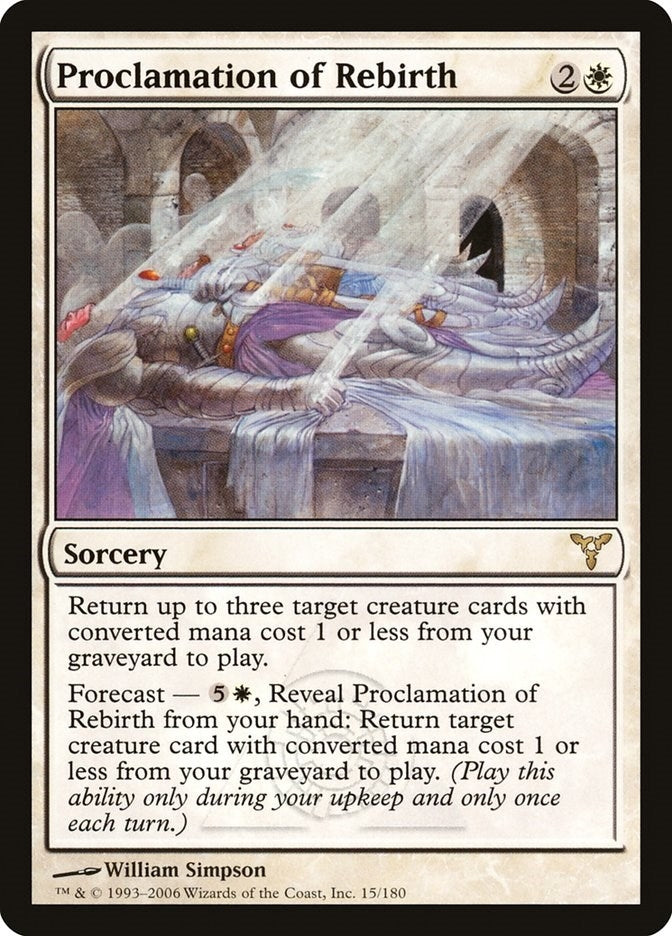 Image for Proclamation of Rebirth (15) (DIS) - Magic: The Gathering