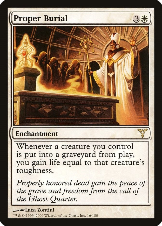 Image for Proper Burial (16) (DIS) - Magic: The Gathering