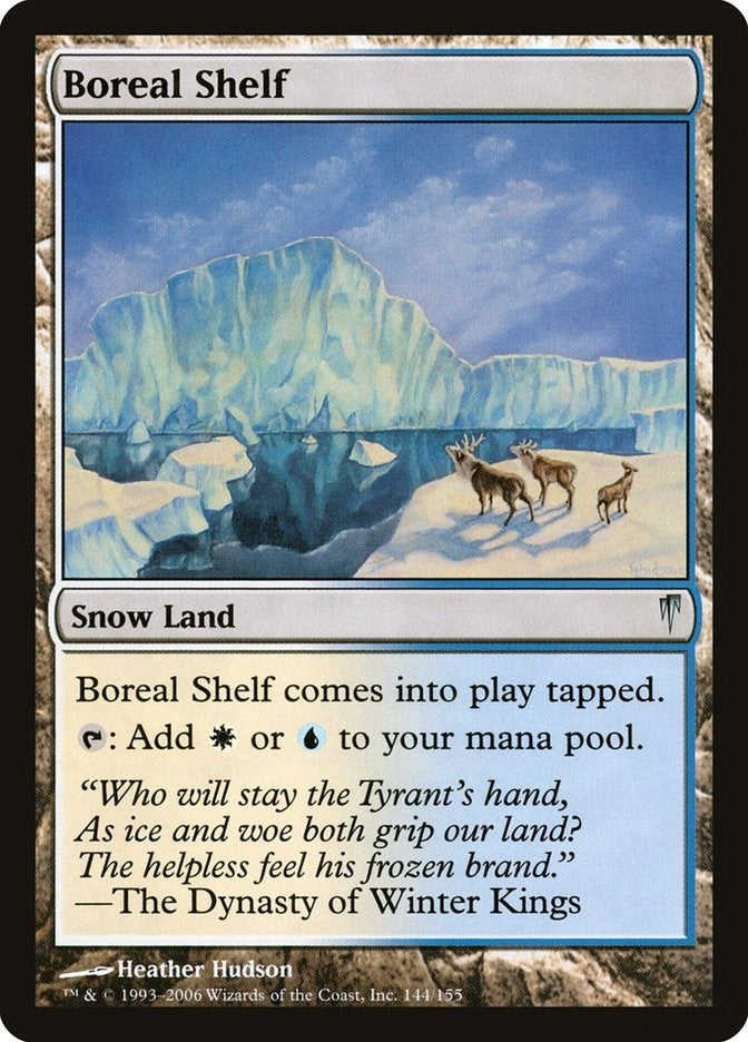 Image for Boreal Shelf (144) (CSP) - Magic: The Gathering