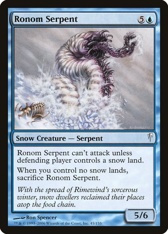 Image for Ronom Serpent (45) (CSP) - Magic: The Gathering