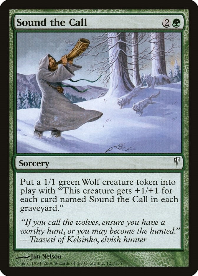 Image for Sound the Call (123) (CSP) - Magic: The Gathering