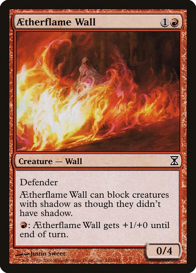 Image for Aetherflame Wall (142) (TSP) - Magic: The Gathering