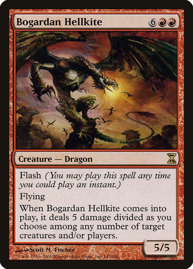 Image for Bogardan Hellkite (147) (TSP) - Magic: The Gathering