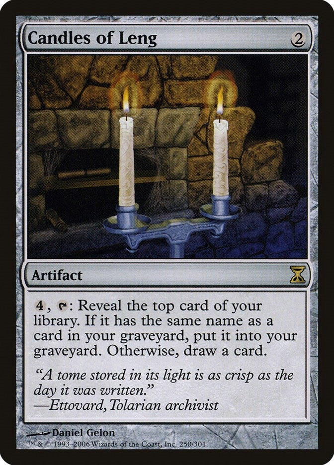 Image for Candles of Leng (250) (TSP) - Magic: The Gathering