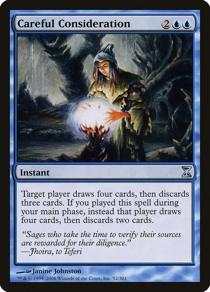 Image for Careful Consideration (52) (TSP) - Magic: The Gathering
