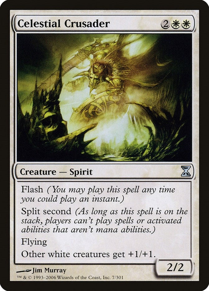 Image for Celestial Crusader (7) (TSP) - Magic: The Gathering