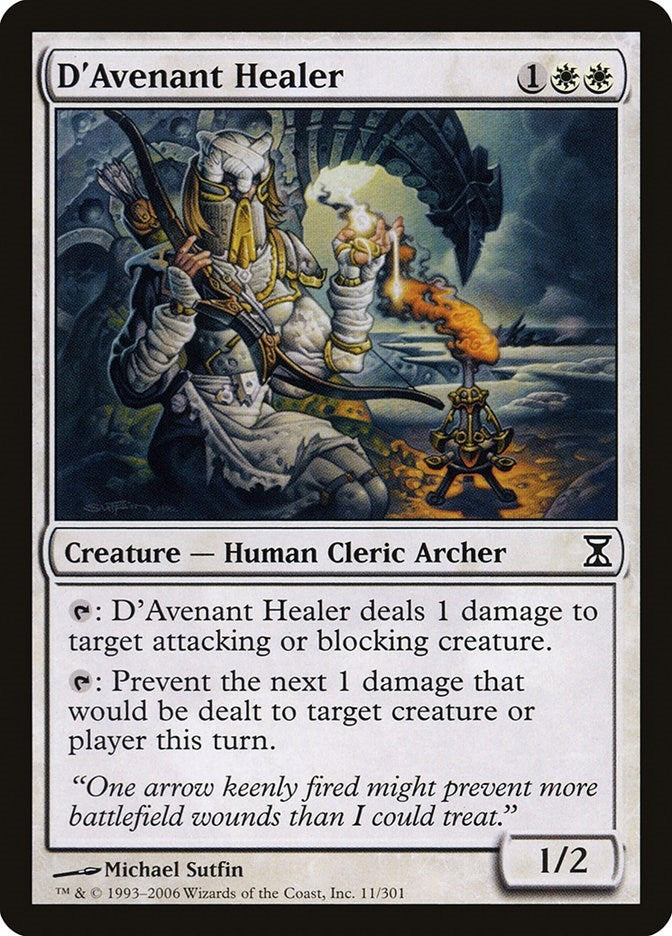 Image for D'Avenant Healer (11) (TSP) - Magic: The Gathering